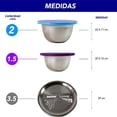 thumbnail image 2 of Juego de 6 Bowls CHIC FLIC y Rallador con tapa para mezclar, 2 of 6