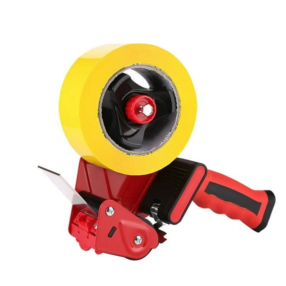 TOP! Packing Tape Dispenser, Heavy Duty Packaging Clear Adhesive Dispenser for Carton Sealing, Moving, Shipping