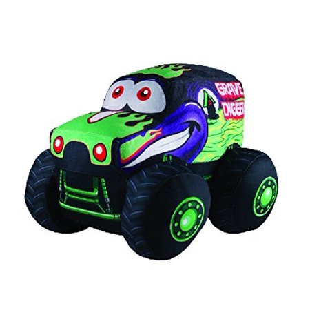 Monster Jam Truckin Pals Plush Grave Digger - Walmart.com
