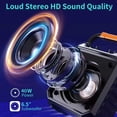 thumbnail image 4 of FanFun Karaoke Machine for Adults Kids, 40W Home Karaoke Speaker System with 6.5'' Subwoofer, Rgb Light, Bluetooth Speaker with 2 Microphones, T17-T, 4 of 11