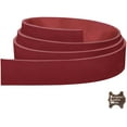 thumbnail image 4 of ELW 9-10 oz. 3.6-4mm Red Straps, Belts, Strips 2.5"x84" 6.4x213cm - Belt Grade Latigo Leather for Cowhide Heavy DIY Craft - Pet Collars, Blanks, Accessory, Jewelry, Key Chains, 4 of 9