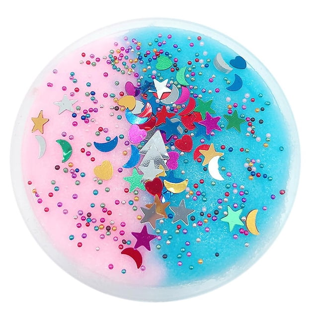 Slime Toy HUOGUO Flicker Stars, mezcla barro, nube, 60 ml, perfumada