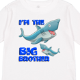 thumbnail image 4 of Inktastic I'm The Big Brother Shark Boys Long Sleeve Toddler T-Shirt, 4 of 5