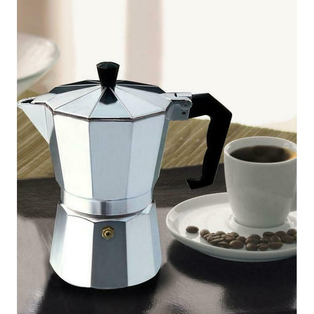 2 Cup Continental Stovetop Espresso Maker Aluminum Espresso Coffee