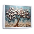 thumbnail image 2 of Designart "Moonlit Majesty Red and Gold Flower Tree V" Landscapes Framed Wall Art - Country Red Tree Bedroom Framed Canvas Wall Art, 2 of 6