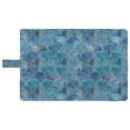 thumbnail image 4 of PKQWTM Fish scale ocean wave japanese geometrical scale Book Cover Book Protector Book Sleeve Book Pouch Book Bag 6x9 inch, 4 of 4