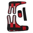 thumbnail image 3 of Dog Front Leg Braces, Reflective Stripe Dog Front Leg Protector Hook Loop With Support Sleeve For Ligament Injuries Sprains For Loss Of Stability HJ32 Front Double Leggings Red, 3 of 8