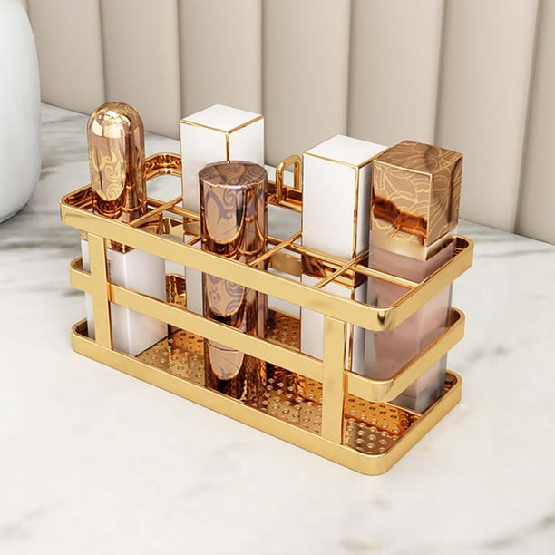 Organizador de maquillaje Perfecl Cajas de exhibición grandes para baño 14.2x6.2x6.5