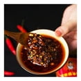 thumbnail image 3 of NineChef Set - Lao Gan Ma Spicy Chili Crisp (Pack 1) Spicy Chinese Chili Oil Hot Sauce with Roasted Chili Pepper Flakes 7.41oz 210g Plus NineChef Brand Ice Tea Coffee Long Handel Spoon, 3 of 8