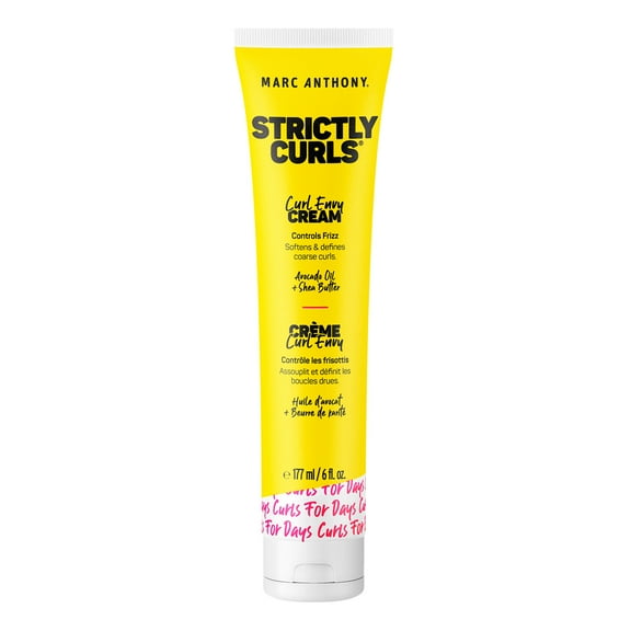 Marc Anthony Strictly Curls Frizz Control Cream with Shea Butter & Avocado Oil, 6 fl oz