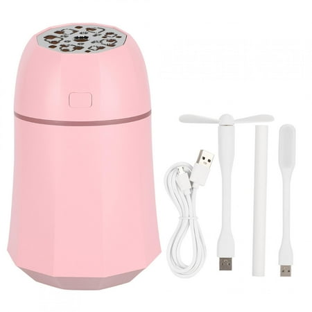 

3-In-1 Air Humidifier LED Night Light Mini Fan USB Humidifier for Home Use