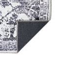 thumbnail image 7 of Unique Loom Renaissance Collection Area Rug - Roma (2' x 3' 1" Rectangle Light Gray/Black), 7 of 7