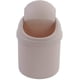 thumbnail image 1 of Mini bote de basura de plástico con tapa abatible, 0,7 galones, color rosa, 1 of 7