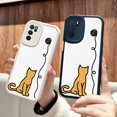 thumbnail image 1 of "Proteja su iPhone con una elegante y divertida funda plateada mate de doble capa con diseño artístico", 1 of 4