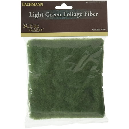 Foliage Fiber - Foliage Fiber - Light Green, Realistic color By Bachmann Trains