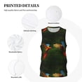 thumbnail image 3 of Pofeuu Hybrid Parrot in the Forest Print Basketball Jersey, Shirts for Men Youth Basketball Jersey Crew Neck-Medium, 3 of 6