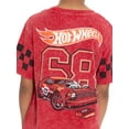 thumbnail image 4 of Hot Wheels Boys Mineral Washed Graphic Football Tee with Short Sleeves, Sizes 4-18, 4 of 8