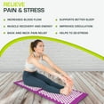 thumbnail image 3 of ProsourceFit Acupressure Mat and Pillow Set for Back/Neck Pain Relief and Muscle Relaxation, 3 of 5