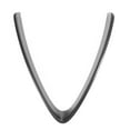 thumbnail image 2 of Carbon Fiber Middle Grille Trim Front Lower Middle Grille For  Car Front Grille Accessory Carbon Fiber Car Covers Dry Carbon Fiber Front Lower Middle Grille Frame V Shape Trim Fits, 2 of 8