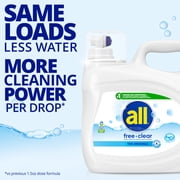 all Free Clear Liquid Laundry Detergent, 118 oz, 94 Loads