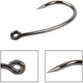 thumbnail image 7 of Carp Fishing Hooks Barbless Hooks - 100pcs Carp Fish Hooks Carp Fishing Tackle Equipment, 7 of 7