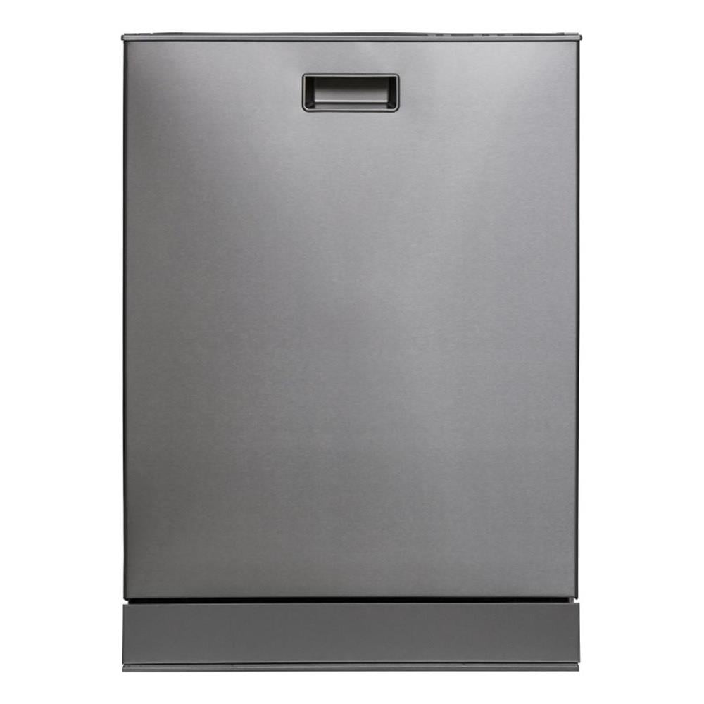 Pemberly Row 24" Stainless Steel Built-In Dishwasher with Top Control in Silver