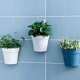 thumbnail image 5 of Conjunto de 2 macetas para colgar en la pared de plástico para jardín interior al aire libre balcón gris Feliz Sencillez, 5 of 5