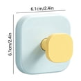thumbnail image 3 of weibbin Suction Cup Hook Heavy Duty Non Perforated Wall Mounted Hook for Bathroom Kitchen Towel Robe Hat, 3 of 6