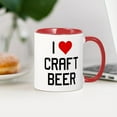 thumbnail image 3 of CafePress - I Heart Craft Beer - 11 oz Ceramic Mug - Novelty Coffee Tea Cup, 3 of 4