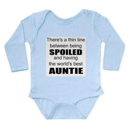 

CafePress - Funny Auntie Body Suit - Long Sleeve Infant Bodysuit