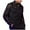 Black, variant on YFNNUP Mens Dressy Shirt Lace Long Sleeve Sheer See Through Tops Casual Button Down Shirts Streetwear Partywear