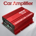 thumbnail image 3 of Flmtop 500W 12V Mini 2CH HiFi Stereo Audio Power Amplifier Car MP3 Speaker Portable, 3 of 9