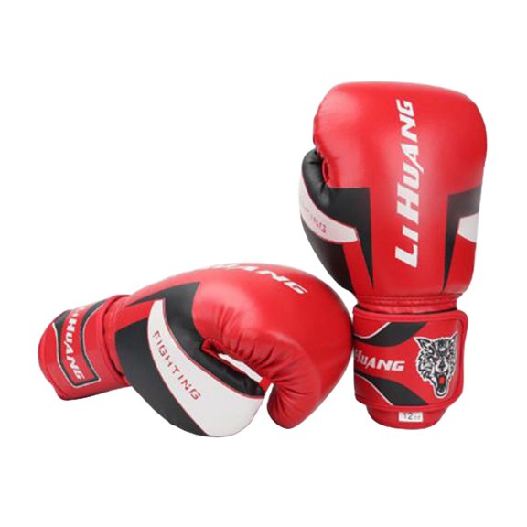 Guantes de entrenamiento de Boxeo Eigraketly 10oz rojo para GIMNASIO