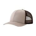thumbnail image 1 of CSChome Baseball Cap Unisex Baseball Adjustable Hollow Mesh Lightweight Long Brim Color Matching UV Protection Outdoor Daily Trucker Hat, 1 of 7