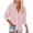 Pink, variant on Clearance! Hassda Long Sleeve Shirts For Women Button Down Shirts For Women Summer Shirts For Women Linen Shirts For Women With Pockets Loose Fit Vacation Beach Work Tops Clothes Brown S-5XL