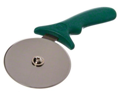 (PIZG3) 4" Green Plastic Handle Pizza Cutter, Ship from USA,Brand American... by