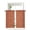 Orange, variant on Burnt Orange Tier Curtains 45 Inch Length,Sheer Curtains for Bedroom Living Room Farmhouse Vintage Orange Solid Color Modern Short Kitchen Curtains Drapes for Small Half Window 27.5"x45" 2 Panels