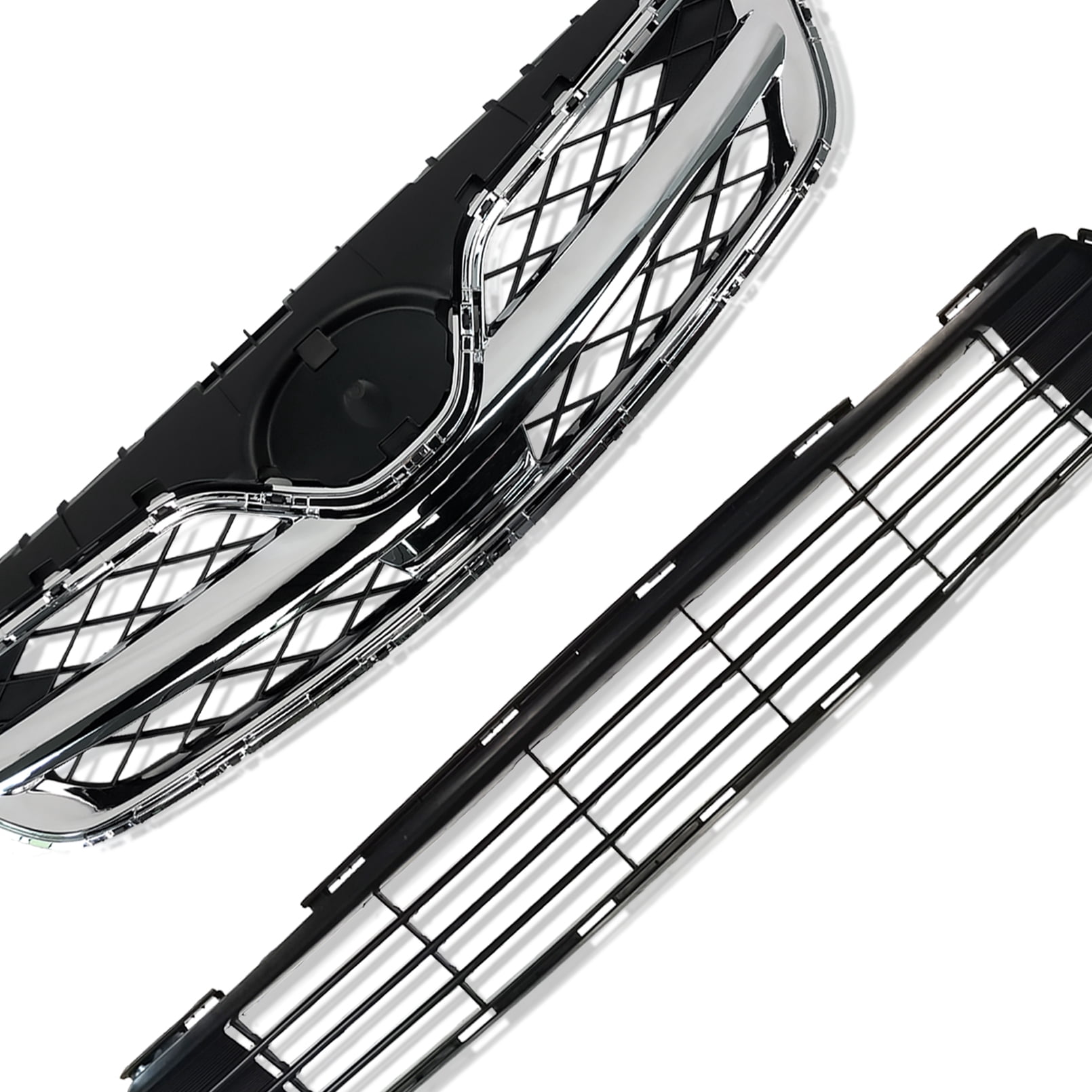 for 2011 2012 2013 Toyota Corolla Front Bumper Grille, Molding, Black