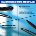thumbnail image 6 of Tailgate Windshield Wiper Arm & Blade Fit for Buick Enclave 3.6L 2008-2016, 6 of 9