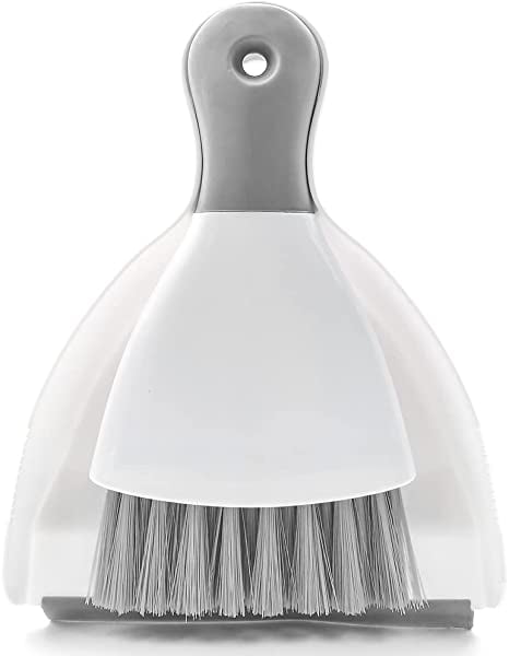 Jinsinto Dustpan and Brush Set,Mini dust Pans with Brush,Dust Pan and Brush Set for Table, Desk, Countertop, Key Board, Cat, Dog and Other Pets, Dust Pan Brush Nesting Tiny Cleaning Broom