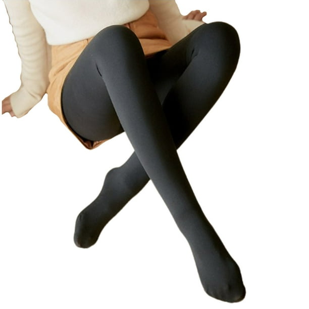 Shop Generic 100g-Woman Winter Thick Thermal Fleece Tights Solid