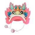 thumbnail image 2 of Sombrero De Dragón Dimensional DIY Artesanía Animal Sombrero Cabeza De Dragón Rosa Sunnimix, 2 of 8