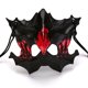 thumbnail image 1 of 2st Halloween two-dimensional half face bleeding mask tiger Yasha Tengu wolf nue mask dance performance mask, 1 of 5