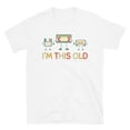 thumbnail image 2 of I'm This Old Cassette Tape T-Shirt, Funny Retro 80s 90s Nostalgia Tee, Vintage Cassette Graphic Shirt, Classic Throwback Dad T-Shirt, 2 of 3