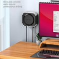 thumbnail image 5 of AJM4-B For Mac Mini M4 M4 Pro Mini PC Stand Aluminum Alloy Under Desk Mounting Bracket, 5 of 5