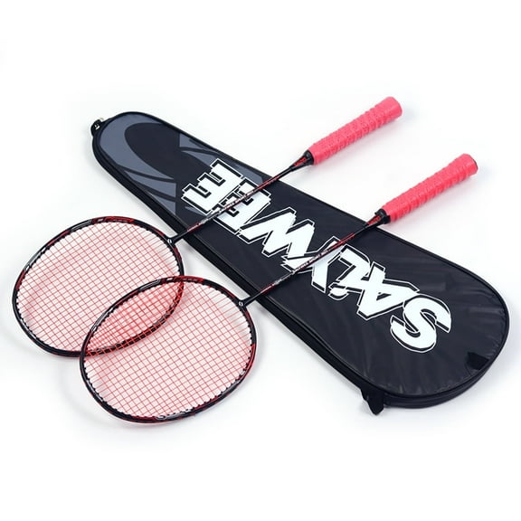 SALYWEE Torpedo 4U G5 Lightweight Badminton Racket - Composite Carbon Fiber, High Elasticity Shaft, Tension 26lbs, Free Bag