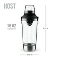 thumbnail image 5 of Host All in One Cocktail Shaker Set, 5 in 1 Bar Tool, Drink Shaker, 18 oz, 5 of 7