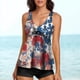 thumbnail image 2 of MKLEKYY Bikini Mujer Traje De Baño Women'S Summer Tankini Swimsuit Two Piece Printed Suspender Shorts Split Swimsuit (2), 2 of 5