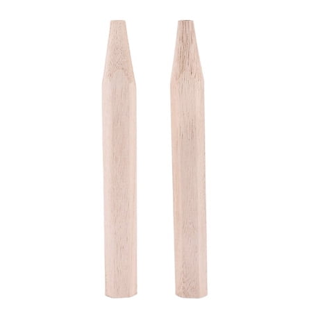 2Pcs Badminton Racket Handle Grip Wooden Badminton Handle Repair of Badminton Racket,G6 Wooden Wood Color,2 x Poplar badminton racket handle