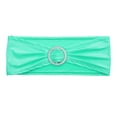 thumbnail image 7 of MDS Pack of 50 Spandex Chair Sashes Bow Ties With Buckle for Wedding - sea green, 7 of 7